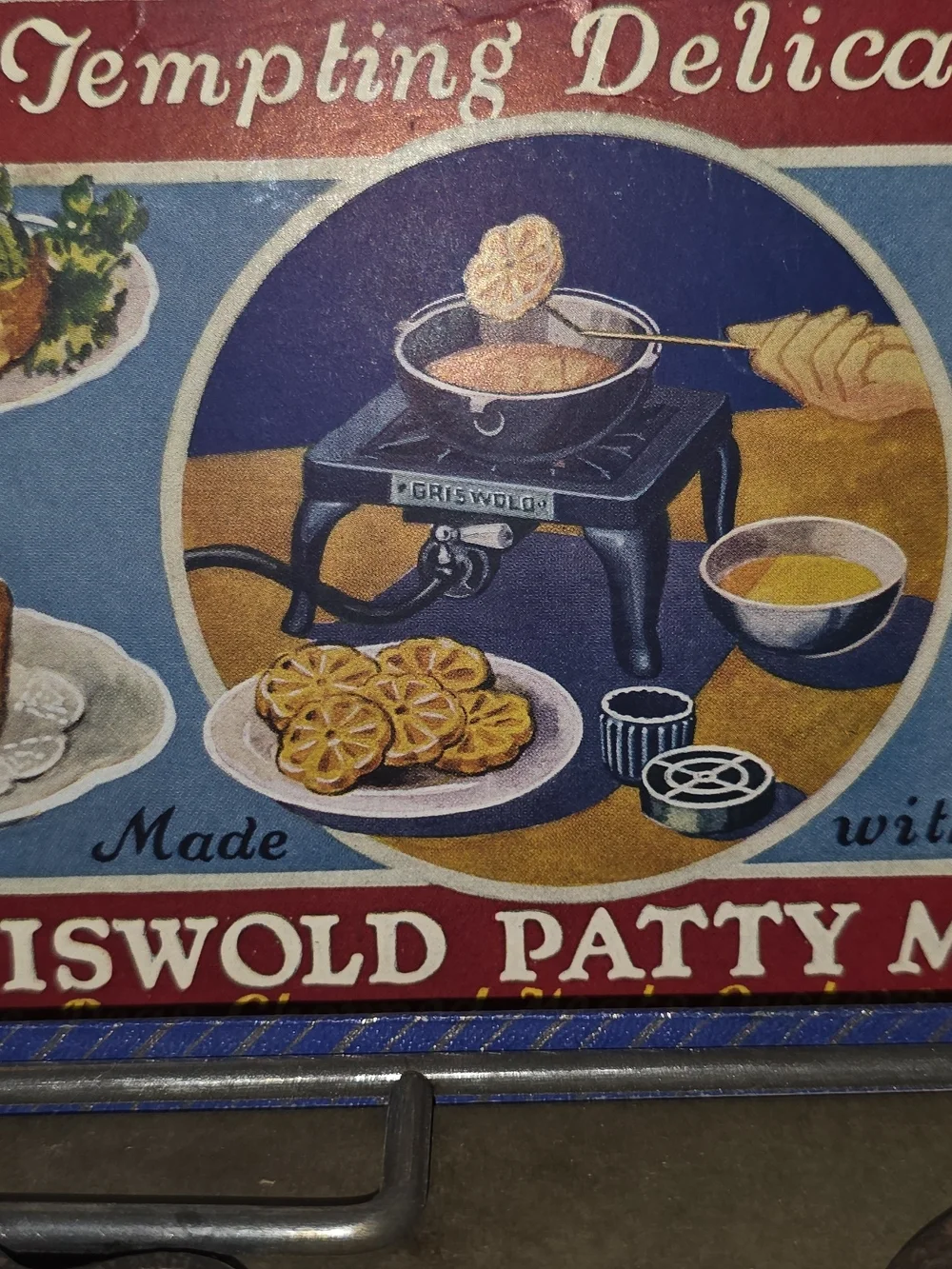 Cast Iron Patty Molds - Vintage Black Set